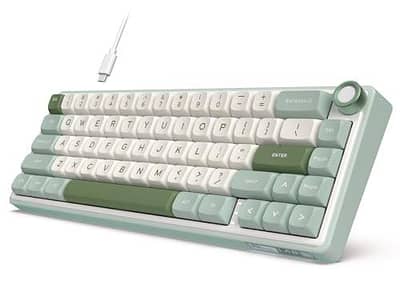 Royal Kludge rk65 mechanical keyboard.