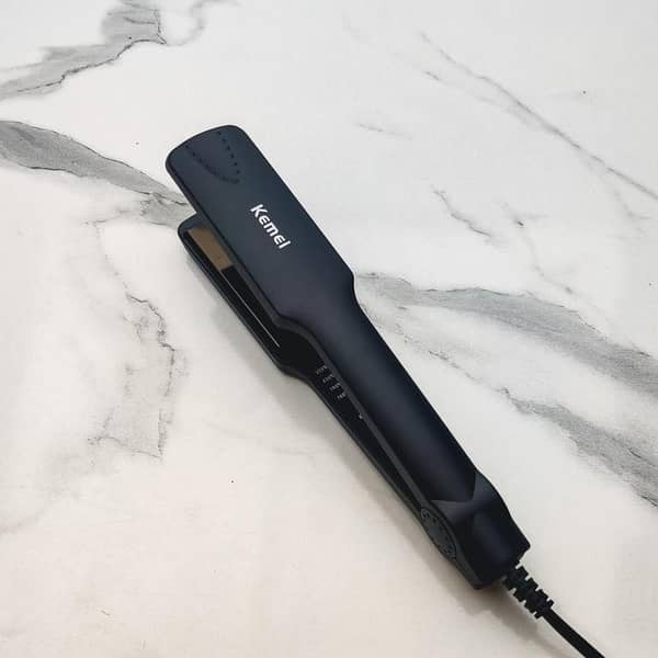 Kemei KM-329 Original Hair Straightener | Ceramic Professional Hair Straightening Iron | Fast Heating Flat Iron