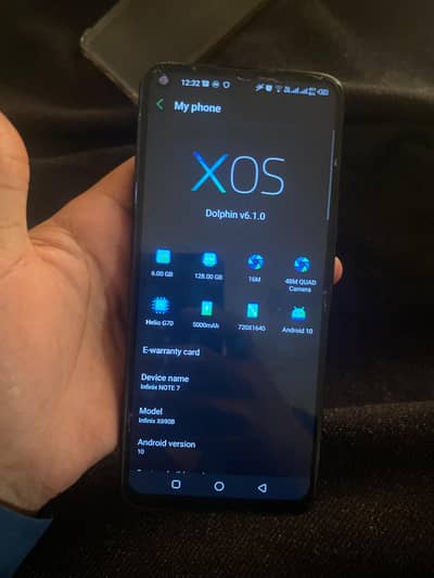 Exchange with good phone  Infinix note 7 6_128 GB