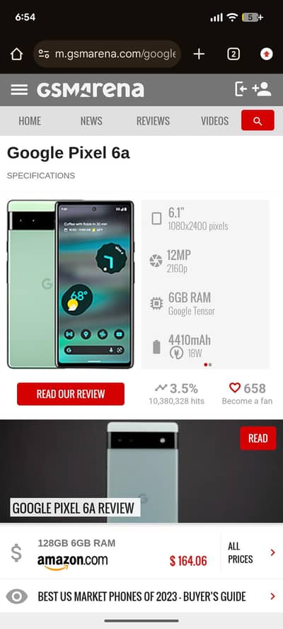 google pixel 6a 8/128