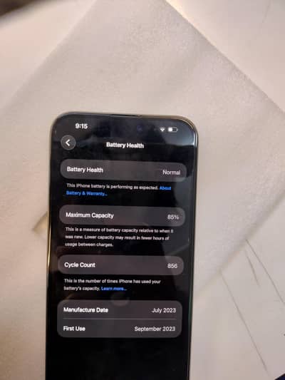 15pro max natural color 256GB