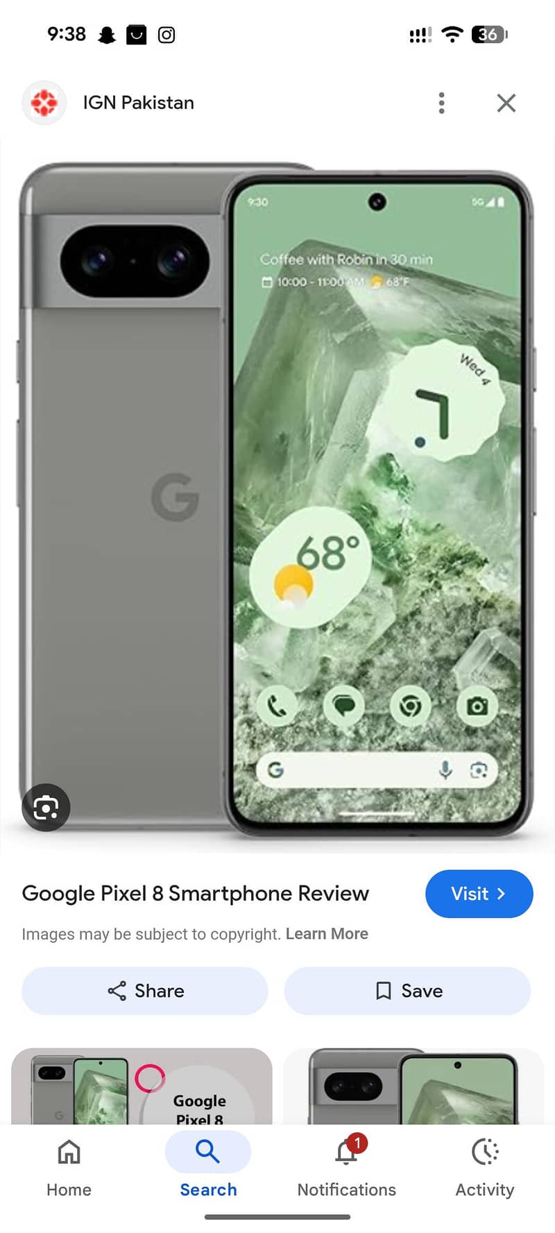 Google pixel 8 0