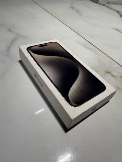 iPhone 15 Pro Max - 256GB - PTA Approved -Scratchless Condition