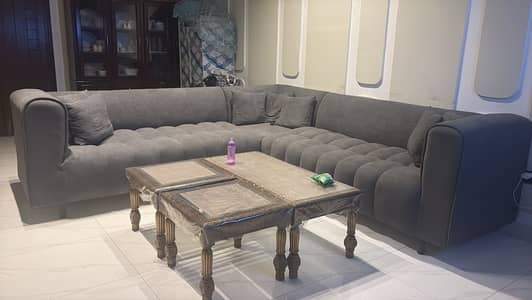 L Shape 7 seater sofa new for sale