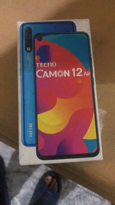 tecno camon 12 air 4gb 64gb with box sale and exchange