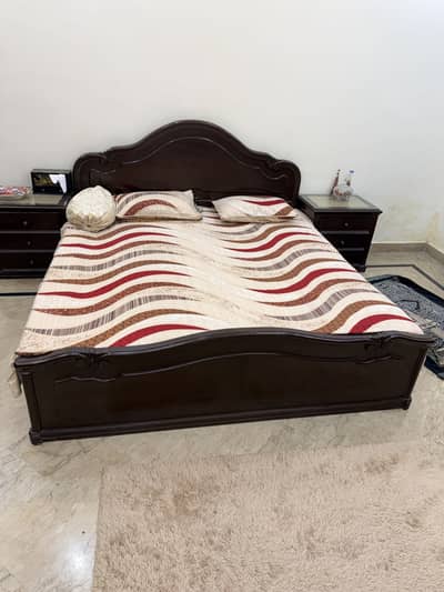 Wooden Bed set