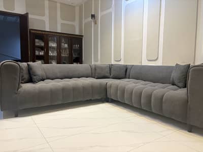 L Shape 7 seater sofa new for sale