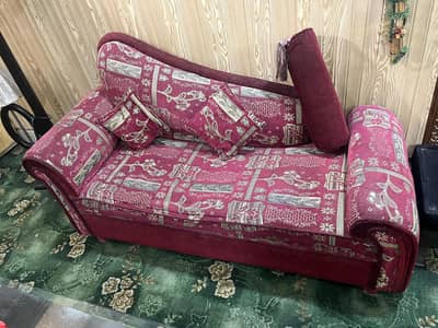 Three seater Royal style Deewan with cushions