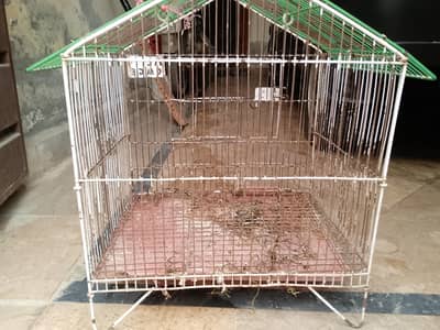 cage condition 10/10 birds and parrot cage