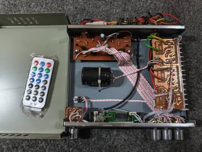 High Quality Mini Audio Amplifier with USB, FM, and Remote Control"