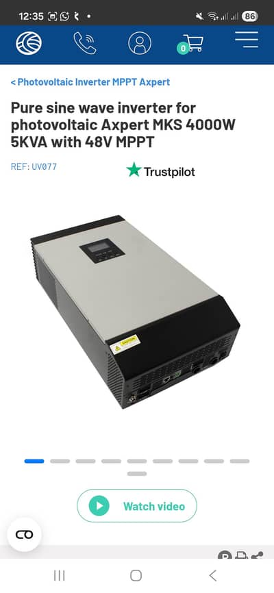 5kva solar  inverter 48v  mppt 145v