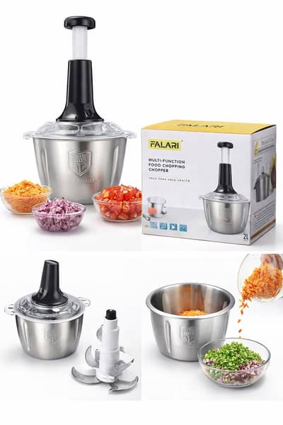 Manual chopper steel body with free delivery contact 03244499301