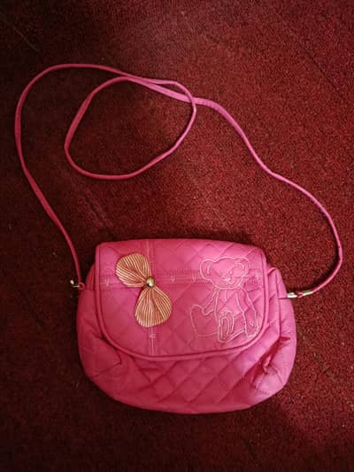Cute Pink Crossbody Shoulder Bag – Like New (Minor Strap Issue)