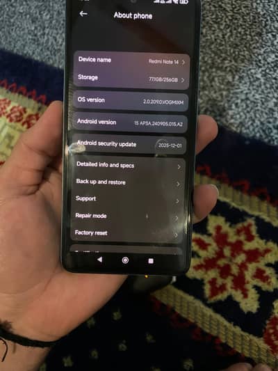 redmi note 14 just box opn