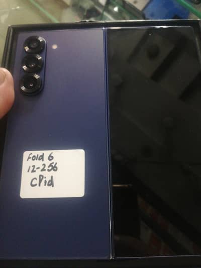 Samsung galaxy Z Fold 6 Blue  256 gb vip pta approved complete box