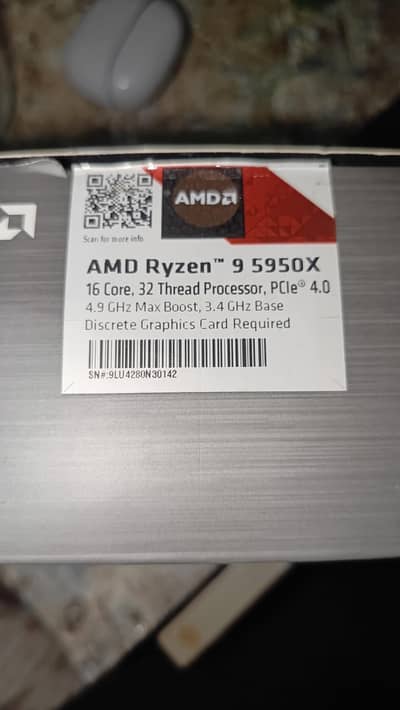 Ryzen 9 5950X 16-core, 32-Thread Desktop Processor