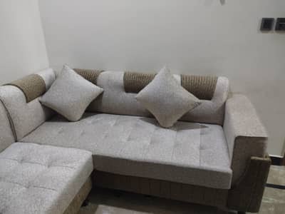 L shaped sofa set