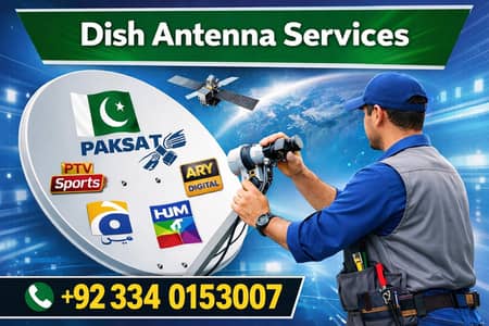 dish antenna sales setting and service