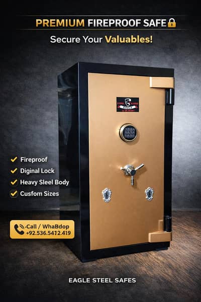 FIREPROOF STEEL LOCKER CASH LOCKER CUSTOM SAFE OFFICE LOCKER ALMIRAH