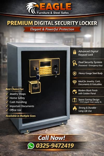 CASH LOCKER CUSTOM SAFE STEEL LOCKER BANK LOCKER MEDIA SAFES TIJORI