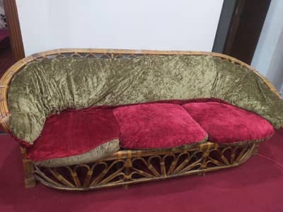 5seater Cane sofa set