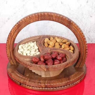 Dry fruit wooden carriage