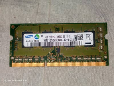 Samsung 4GB DDR3 Laptop Ram