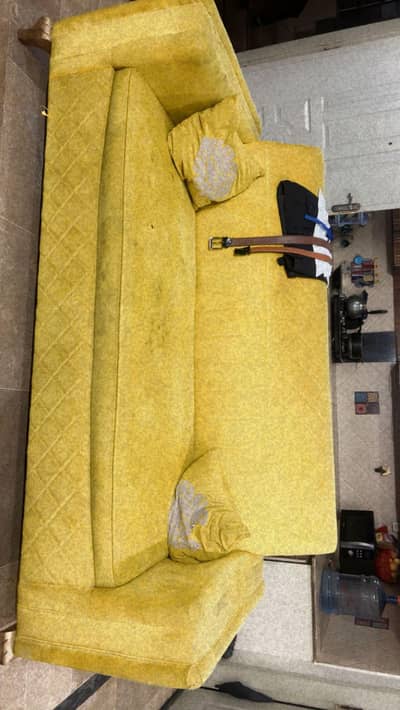 moltyfoam sofa set  kekar wood  3+2+1