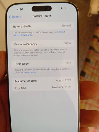 16 pro max non PTA 256 gb