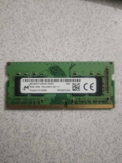 8 GB Laptop Ram  DDR4 1RX8-2400T
