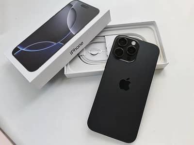 Iphone 16 pro max Black Color 256 gb factory unlock