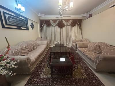7 seater sofa set + cushions (matching tables and curtains available)