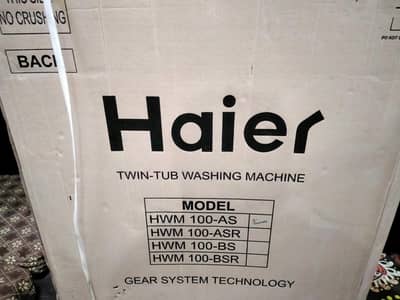Haier twin tub washing machine 10 kg