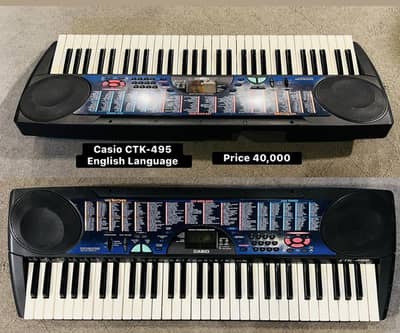 Casio CTK-451 Keyboard 61 Keys /Piano/Guitar/Bass/Amp/Benjo
