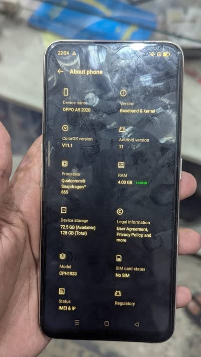 A5 2020 used 4/128 PTA aproved