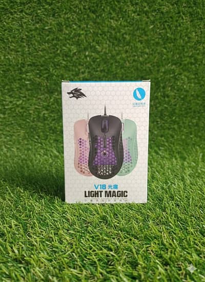 Computer Mouse V18 Wired Hollow Gaming Mouse