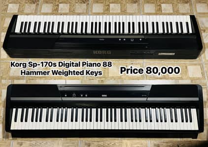 Korg Sp-170s Digital Piano 88 Hammer weighted keys /Keyboard/Guitar