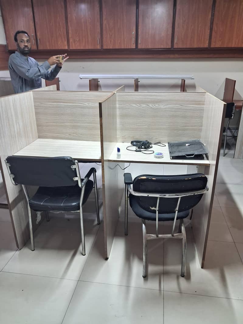 Computer tables partitions 1