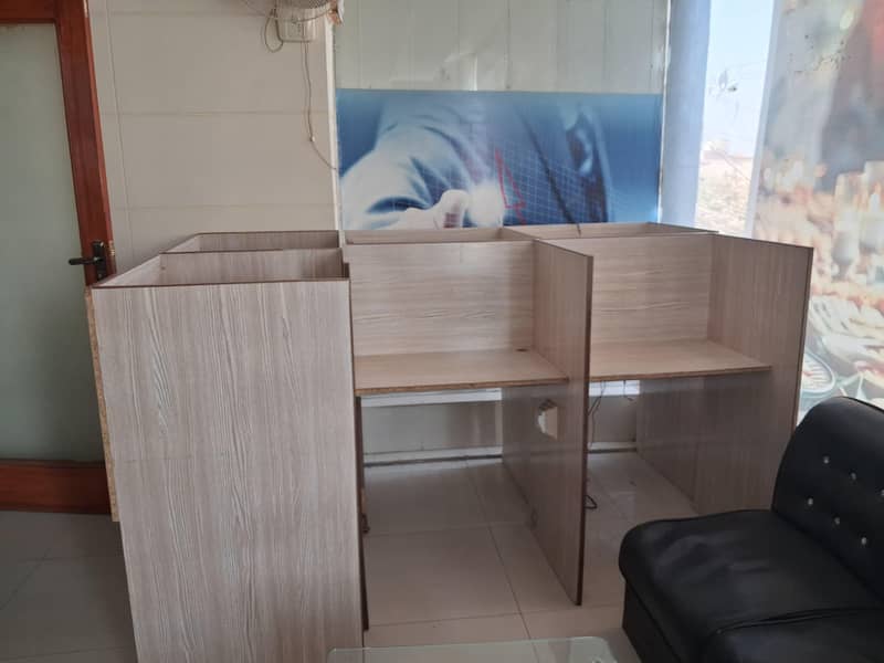 Computer tables partitions 3