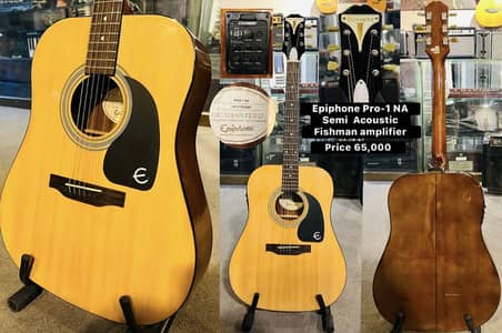 Epiphone Pro-1 Na Semi acoustic guitar /Piano/Keyboard/Amp/Bass/Benjo