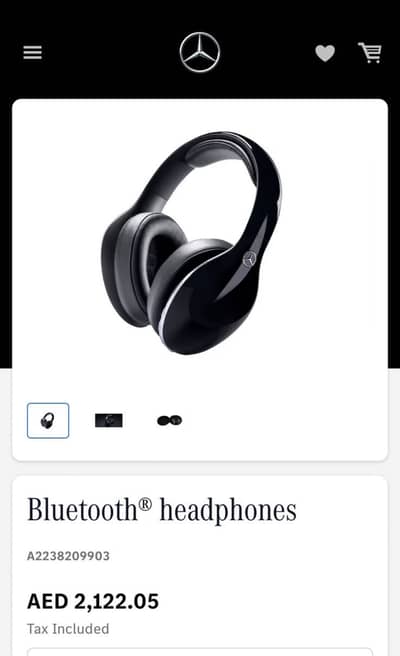 Official Mercedes-Benz Wireless Bluetooth Headphones | Premium Sound