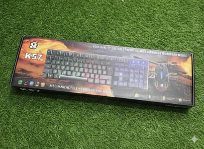 Gaming Keyboard K57 With Mouse Pad