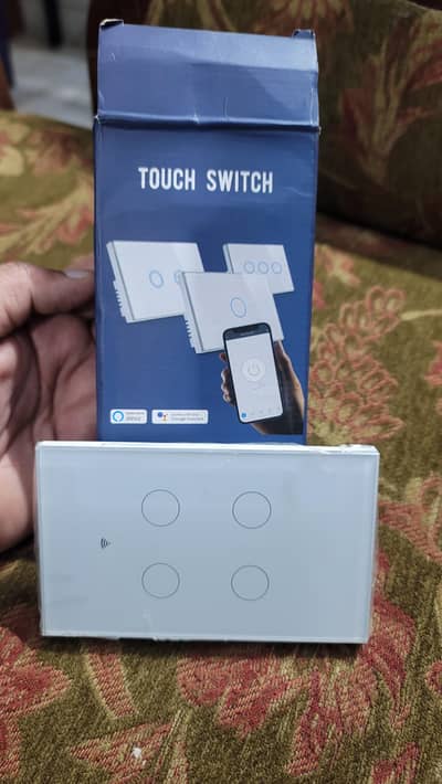 4-gang Wi-Fi Smart Touch Light Switch New