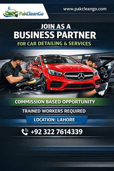 Required trained worker for car detailing/ 03227614339