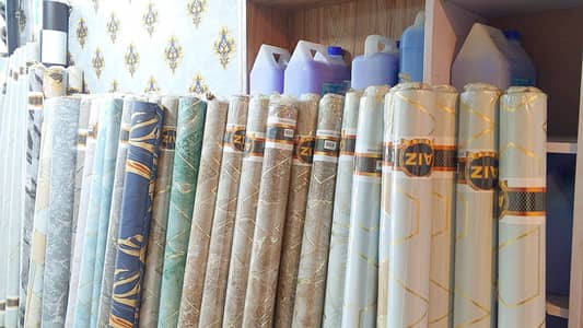 Fabric Wallpaper - Fabric Sheet - Fabric Pvc Panel - Fabric Wall Pane