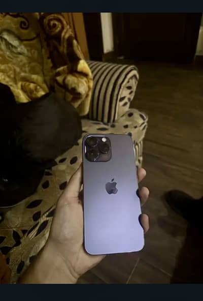 Iphone 14 pro max PTA approved 256gb with box and cable