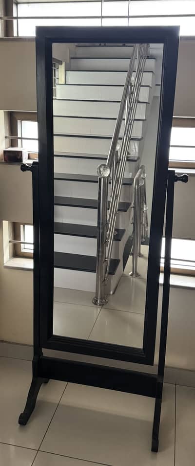 Standing Wooden Mirror