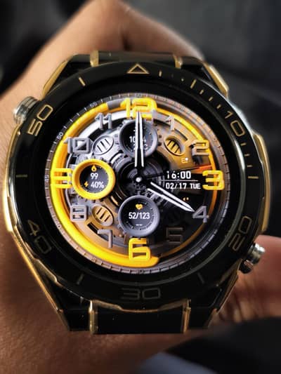 huawei watch golden case