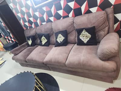 2 seater + 2 seater  full foam sofa