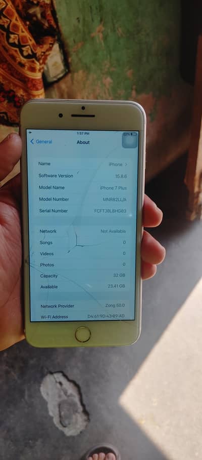 iPhone7 Plus 32GB Pta aproved only mobile
